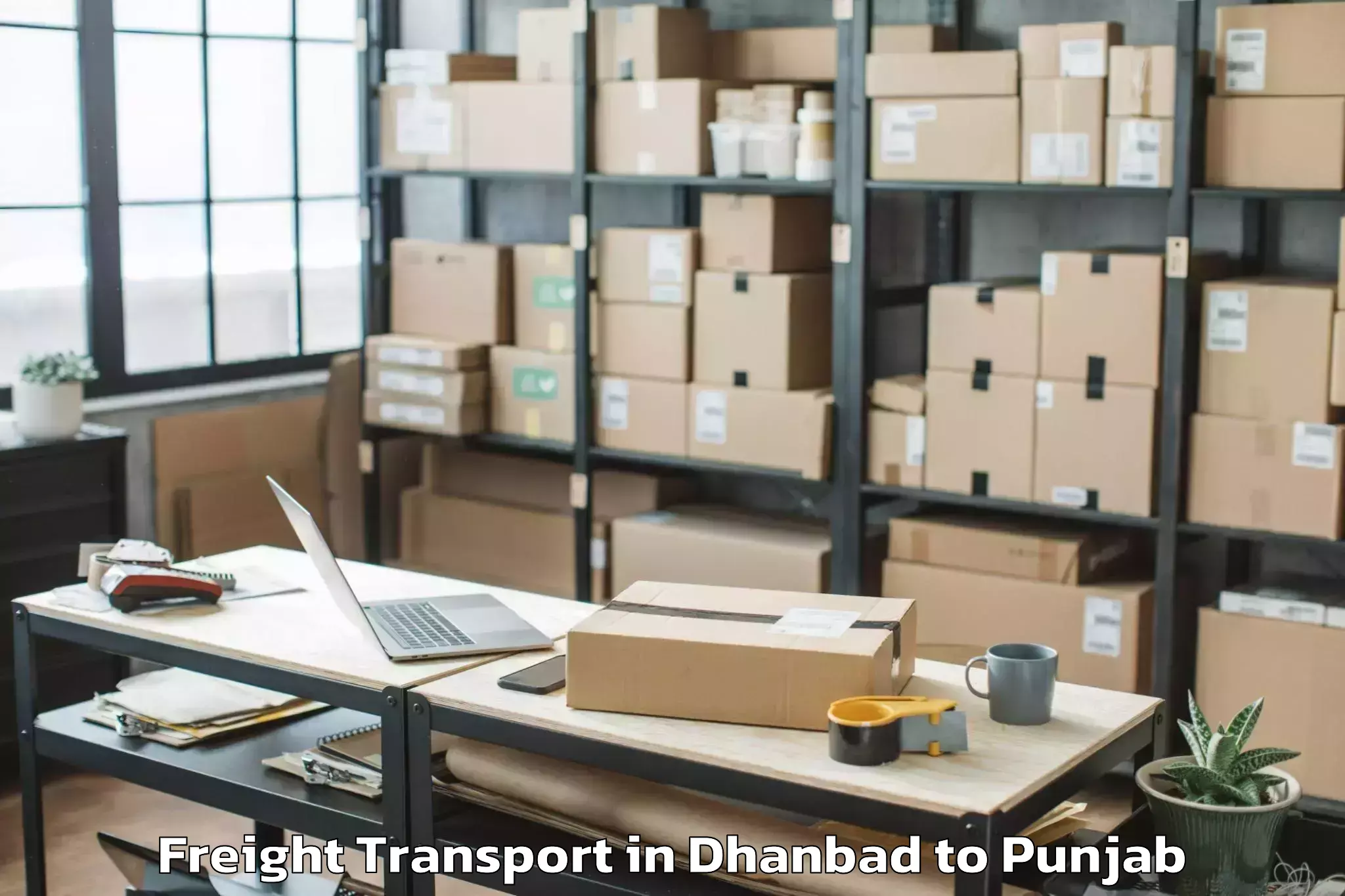 Dhanbad to Qadian Freight Transport